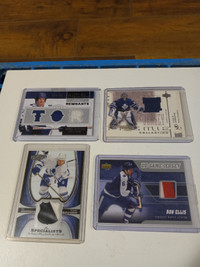 Vintage Toronto Maple Leafs Jersey Cards Numbered/2 Colors Lot