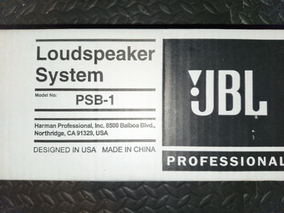 Selling a brand new sealed JBL PSB-1 speaker L@@K, View more