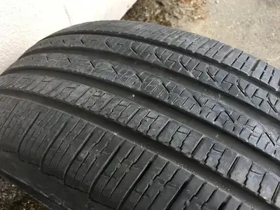 1 x 245/45/19 pirelli p7 summer tire % 90 tread left good cond.. . ......... for bmw X3 bmw X4 and e...