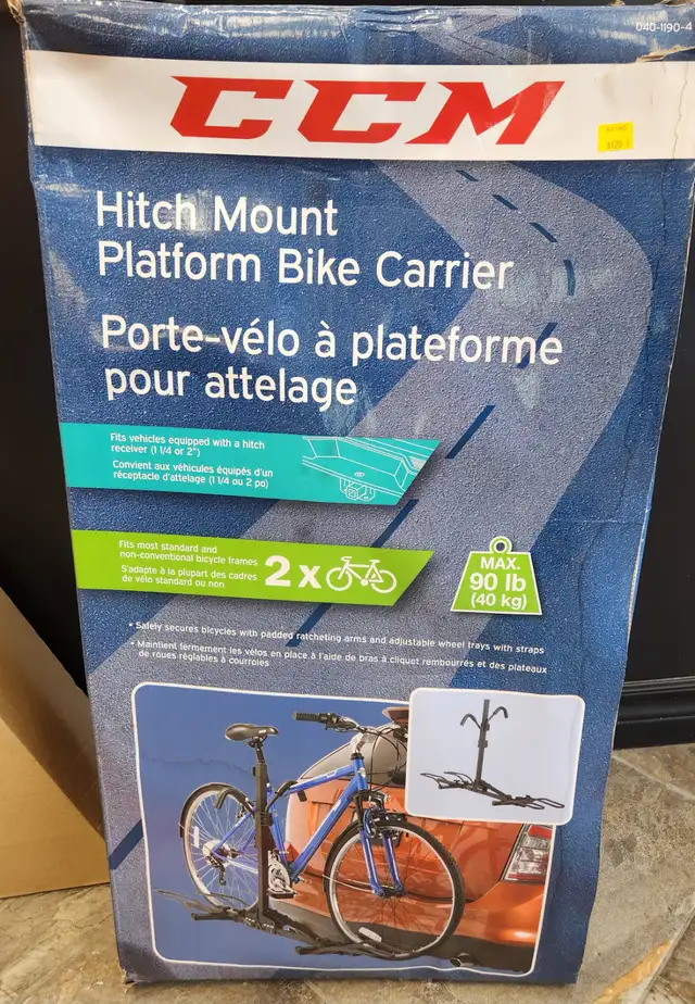 CCM Hitch Mount Platform Bike Carrier BRAND NEW IN BOX63826839218691120