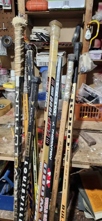 Hockey sticks ..left and right handed, View more