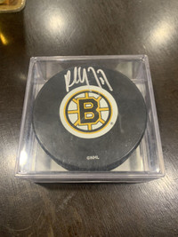 Paul Coffey Signed Bruins Puck