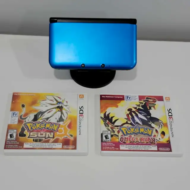 Nintendo 3DS XL + Pokemon Omega Ruby & Sun in Nintendo DS in City of Toronto - Image 2