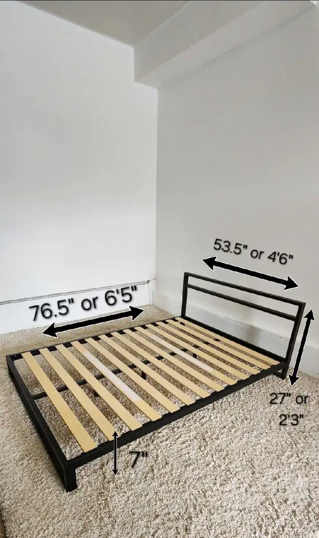 FREE DELIVERY Excellent Condition Double/Full/Standard Size Bed in Beds & Mattresses in Vancouver - Image 8