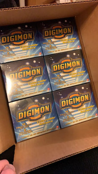 Digimon Collectible Sticker Cases and Boxes - Printed in 2000