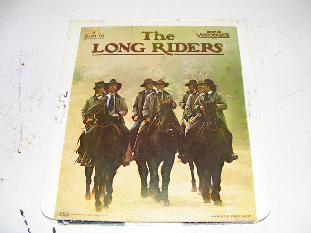 1980 Vintage Laser Video Disc - The Long Riders in Arts & Collectibles in Saint John