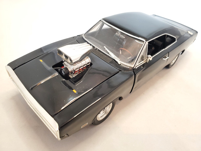 1:18 ERTL Fast and Furious 1970 Dodge Charger Dom Toretto NB in Arts & Collectibles in Kawartha Lakes - Image 2
