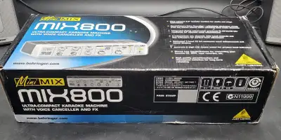 BEHRINGER MINIMIX MIX800 ULTRA-COMPACT KARAOKE PROCESSOR, View more