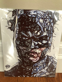 Batman Darkness 8x10 Art Print Photo Signed By Artist Sam Zalch