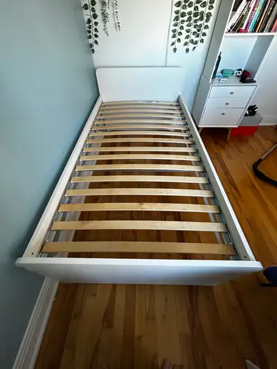 Vends lit simple blanc, View more