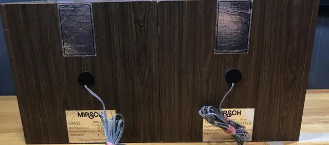 Mirsch OLLE AB OM 21 Hi-fi Swedish Speakers Rare Vintage in Speakers in Markham / York Region - Image 5