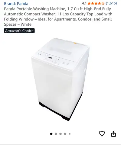 Panda Portable Washing Machine, 1.7 Cu.ft - sink, View more