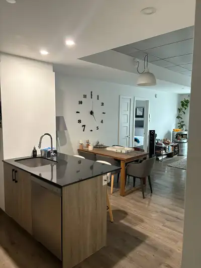 Magnifique appart, style condo, quartier St-Roch semi-meublé