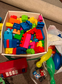 Free Kids toys, mini kitchen, soccer , helm, blocks, water gun