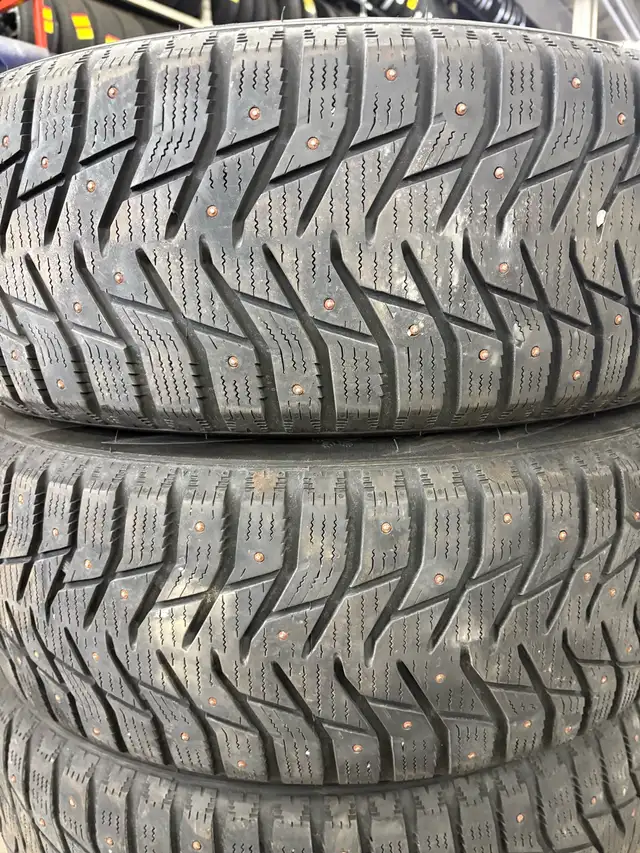 set of 4 215/60/17 studded snow tires in Tires & Rims in City of Halifax - Image 3