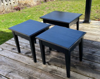 3 small end tables for $25