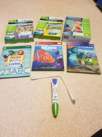 Leap reader and books and activities 