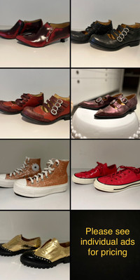 John Fluevog and Converse women’s shoes - all size 7