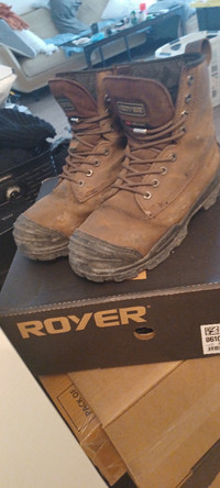 Royer STEEL TOE BOOTS SIZE 7.5