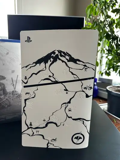 PS5 Slim 1TB Ghost of Yotei Black Edition, View more