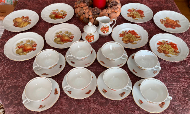 Vintage, German, Bavarian Fruit and Nut Dish and Coffee Set in Arts & Collectibles in Stratford