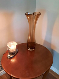 Giant Mod Era Murano Sommerso Suspension Art Glass Vase