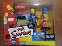 Homer and Marge Simpson High School Prom playset Playmates 2002