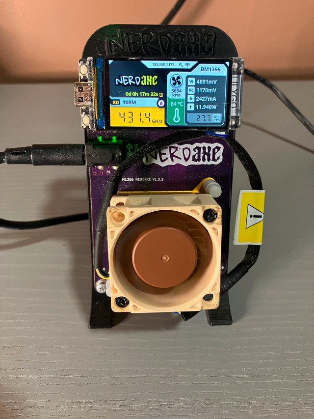 Bitcoin solo miner NerdQaxe in General Electronics in City of Toronto - Image 2