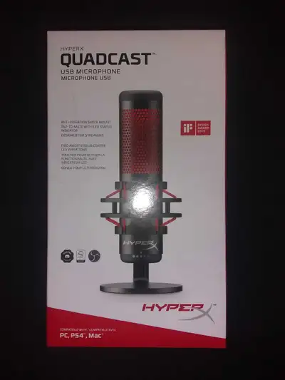 HyperX Quadcast USB Condenser Gaming Microphone, View more
