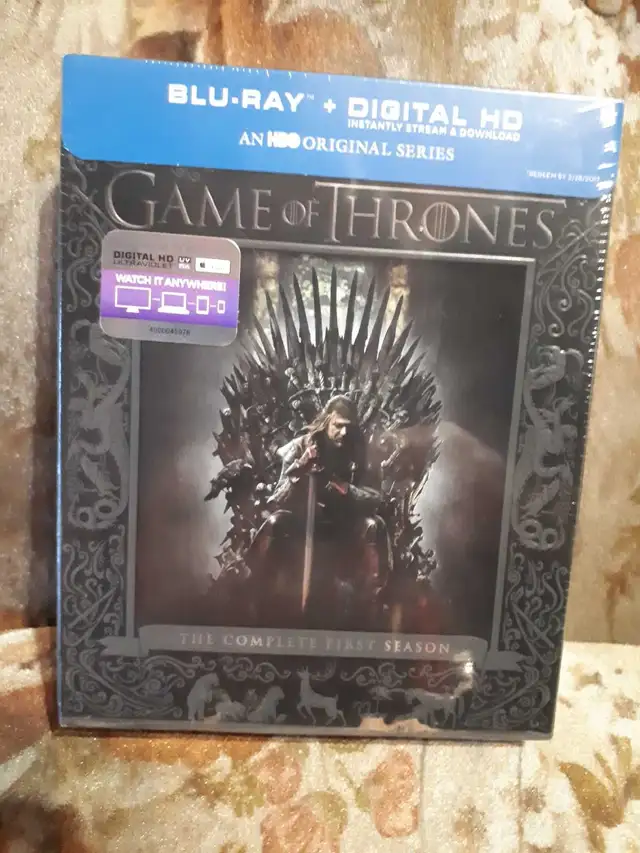 Game Of Thrones Season One Blu-ray Unopened in CDs, DVDs & Blu-ray in Chatham-Kent - Image 2