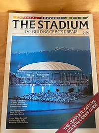 Vintage B.C. Stadium Building of the Dream Official Souvenir Mag