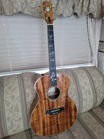 Taylor Custom Ordered Acoustic Guitar in Koa/Maple, View more