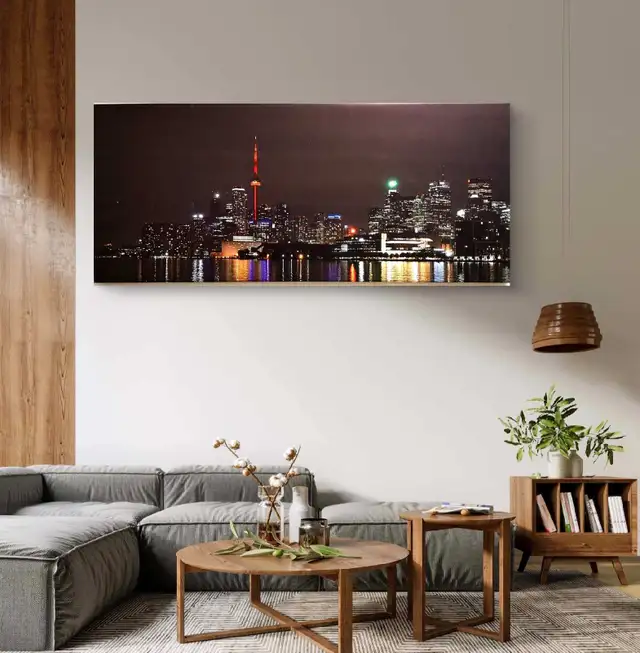 Toronto Harbour Front Night Large  Wall Art BEST OFFER in Home Décor & Accents in City of Toronto - Image 2