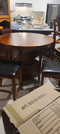 Bar Table and 4 Chairs