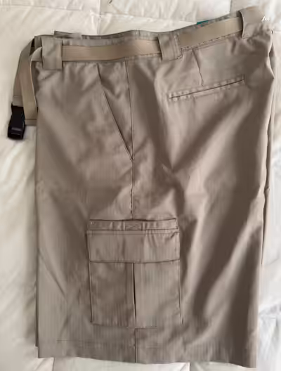 Item # 1 (1st, 2nd and 3rd pictures) - New, Avia shorts, size XL, waist 37.5” - $15 Item # 2 (4th, 5...