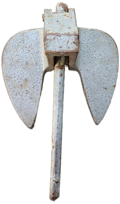 Vintage Navy 10 LB Cast Iron Paddle Small Craft Boat Anchor, View more