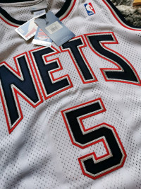Reebok Authentic New Jersey Nets Jason Kidd Size 52 New wit Tags