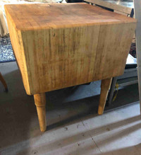 Solid Pro Chef Butcher Block Table