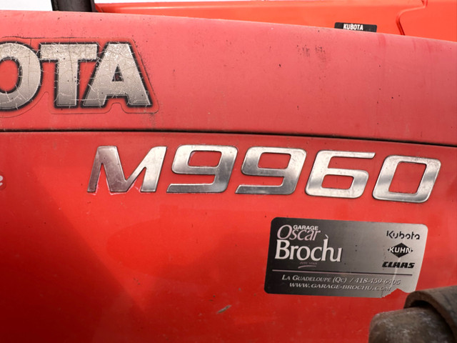 Tracteur Kubota M9960 dans Équipement agricole  à St-Georges-de-Beauce - Image 2