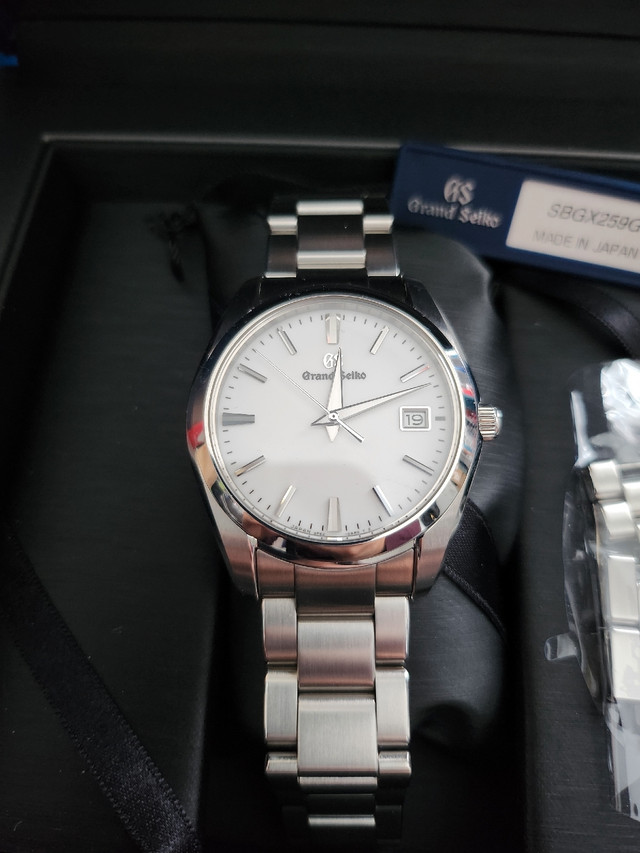 2020 Grand seiko sbgx259 37mm white 9f quartz watch | Jewellery & Watches |  Edmonton | Kijiji