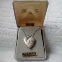 Kay Sterling Heart locket Pendant for Photo NEW Pendentif Coeur