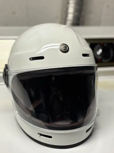 TORC Retro Full Face Helmet – Size Large (White) Like New , View more