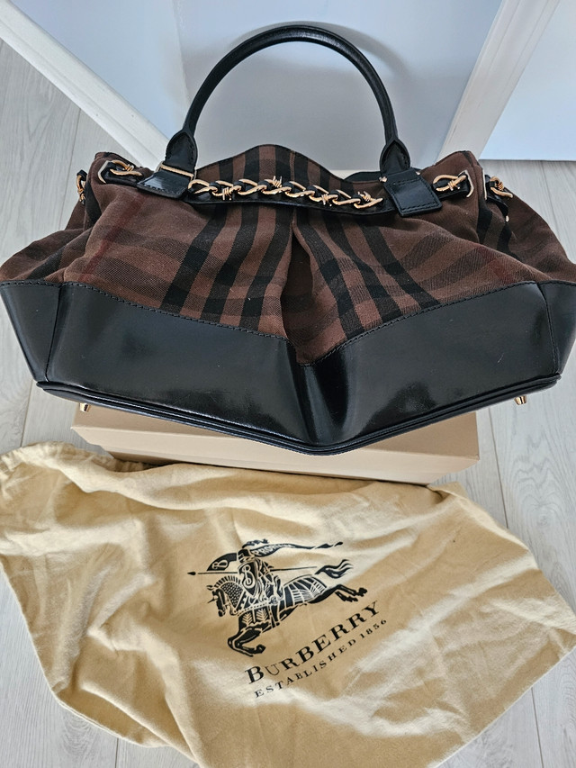 Authentic Burberry large shoulder bag with box and dust bag, Women's - Bags  & Wallets, Barrie
