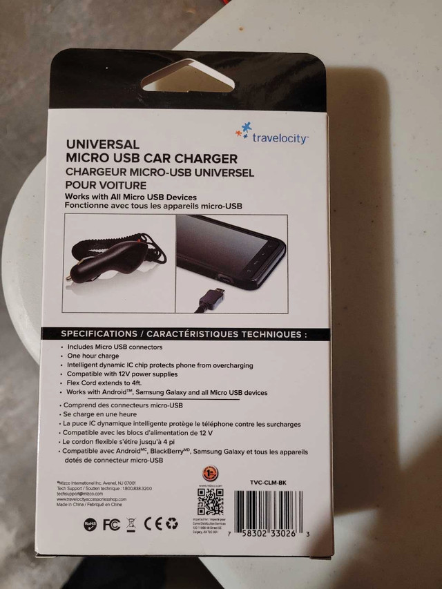 Micro USB car charger in Cell Phone Accessories in Dartmouth - Image 2