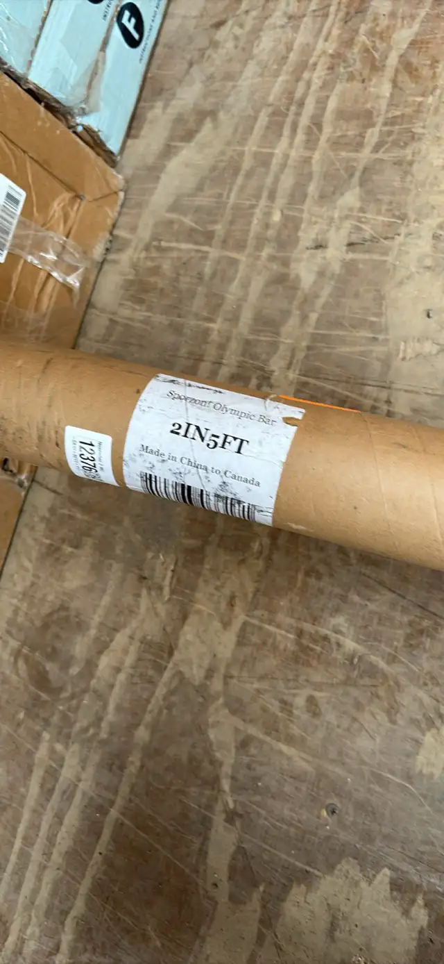 56" Olympic Barbell Bar, 2" Standard Straight Barbell Bars  in Exercise Equipment in Sarnia - Image 3