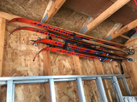 HIs and Hers Cross Country Skis + Poles