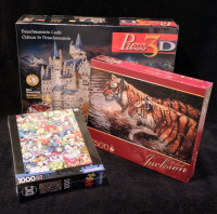 PUZZLES ! PuZzLeS ! PUzzLES ! NEW - never opened !!
