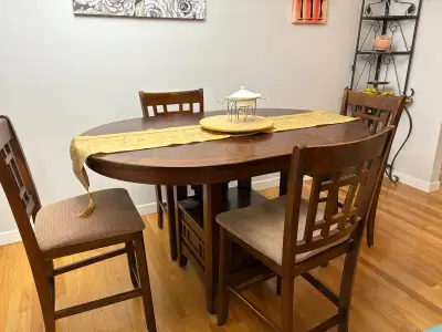 Moving Sale! Stylish High Dining Set for Sale- Must Sell, View more