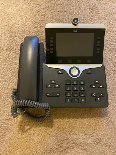 Cisco CP-8845-3PCC-K9, 5 line, Multi-Platform IP Video Phone, View more