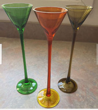 VINTAGE TALL BOMBAY CORDIAL/LIQUEUR  GLASSES